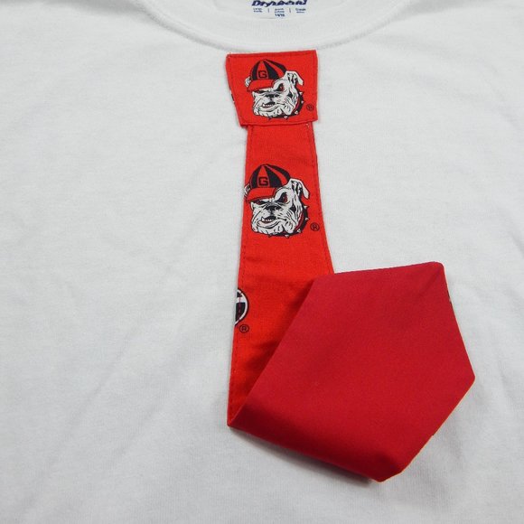 GO DAWGS! T-shirt with custom UGA tie - Picture 5 of 6